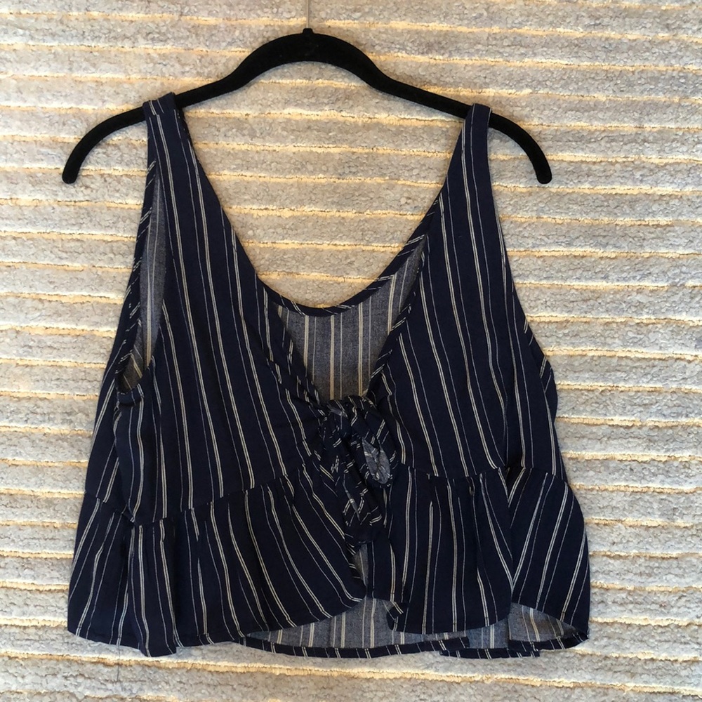 Front Tie Crop Top